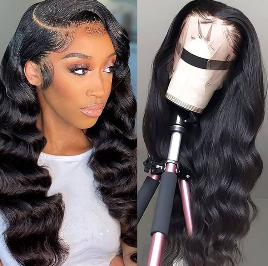 180 density body wave lace front human hair wigs 13x4