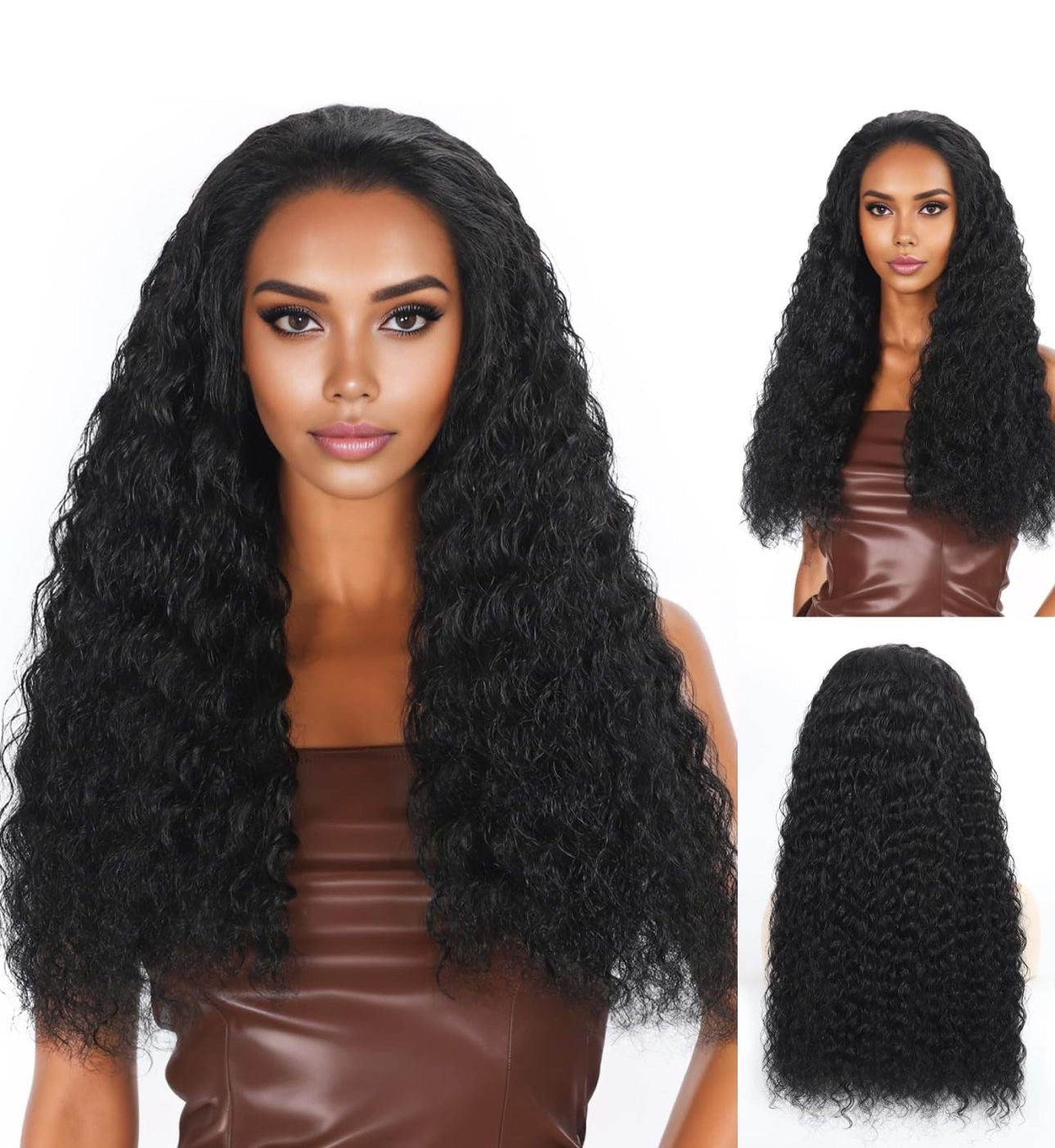 Glueless Wigs Wear and Go Pre Plucked Pre Cut Deep Wave 13x4 HD Lace